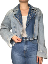 Chaqueta Flores Brillos