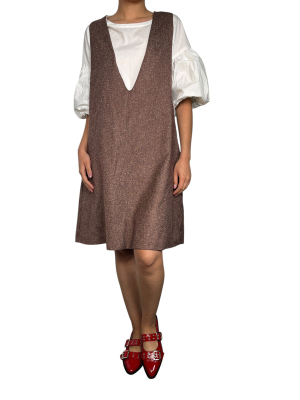 Vestido Cuello En V