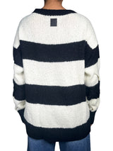 Sweater Rayas Blanco Negro