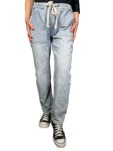 Jean Baggy Cintura Cordón Ajustable