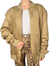 Bomber Efecto Gamuza