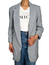Blazer Pied de Poule Lino
