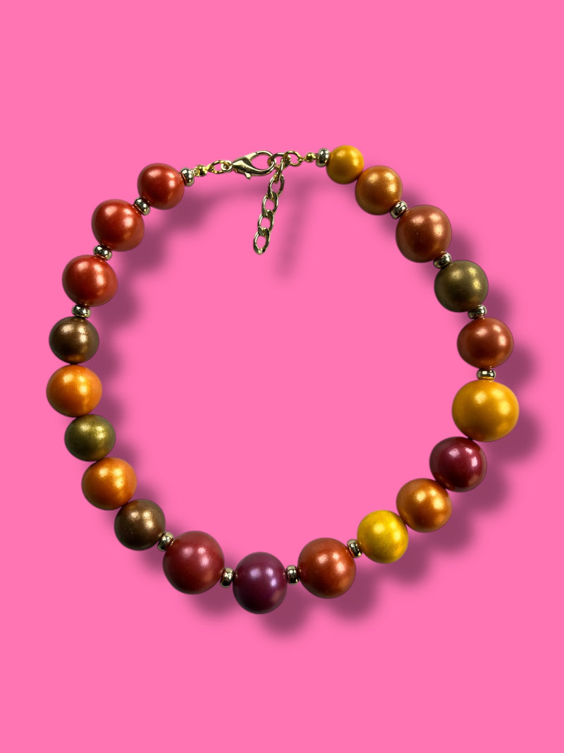 Collar Esferas Multicolor