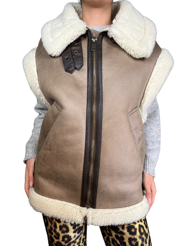 Chaqueta Ecocuero Con Chiporro