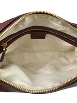 Bandolera Monogram Burdeo