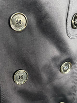 Trench Botones Plateados