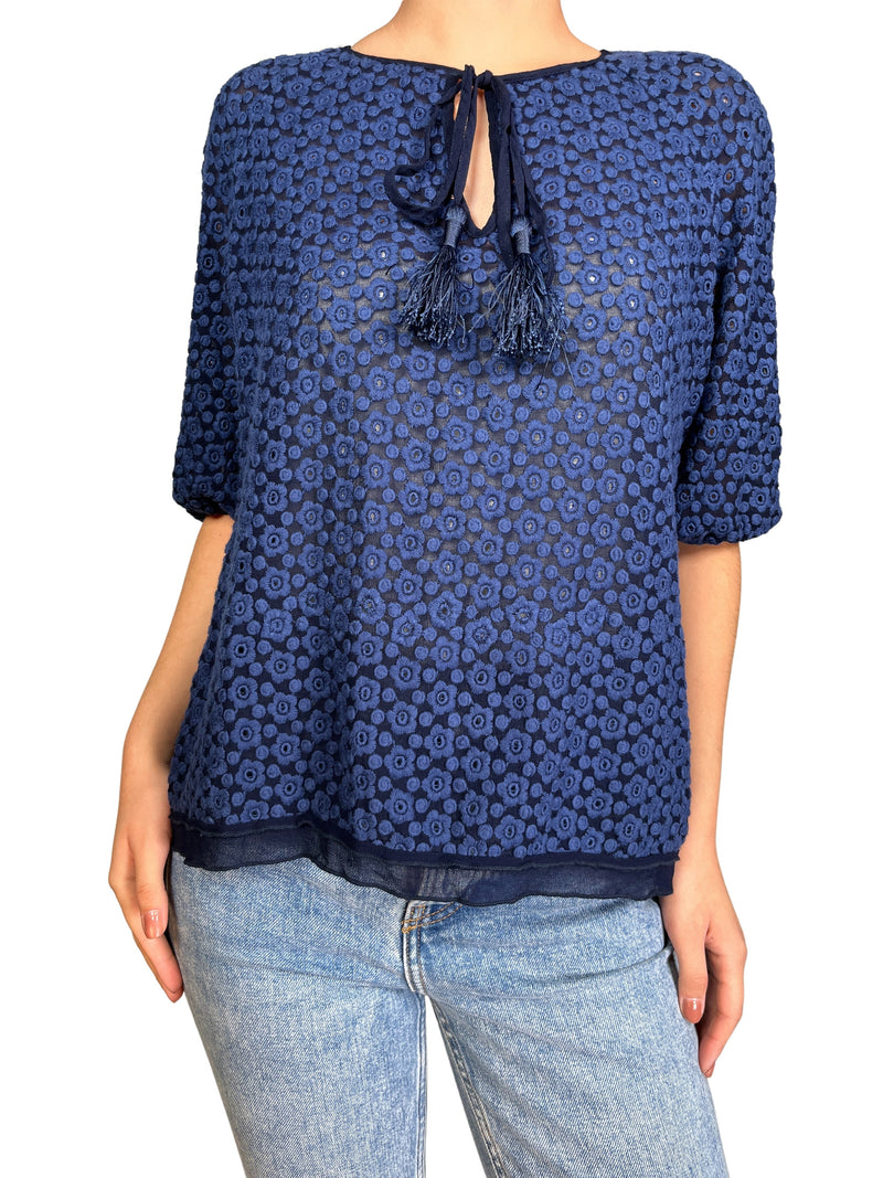 Blusa Bordada Viscosa