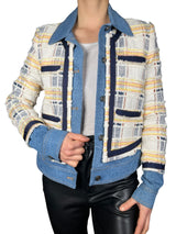 Chaqueta Tweed y Denim