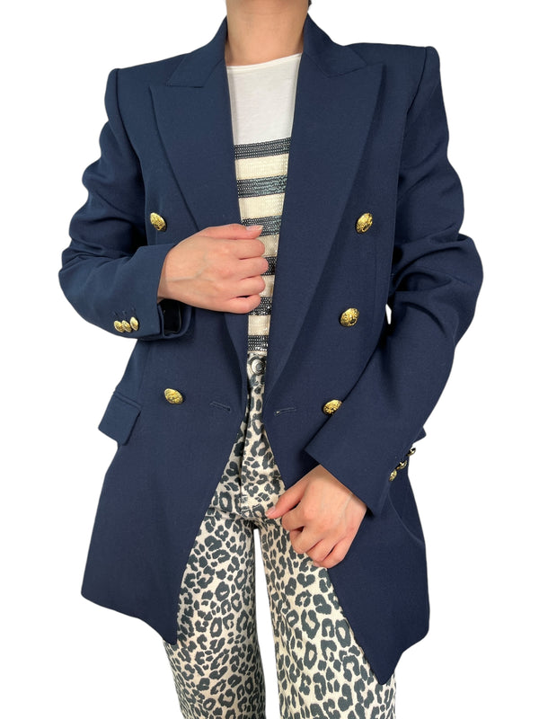Blazer Botones Con Diseño