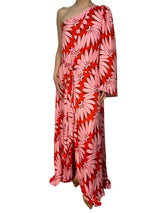 Vestido Viscosa Asimétrico Estampado Floral