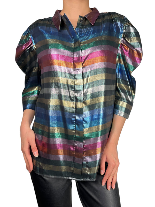 Blusa Fibras Metalizadas