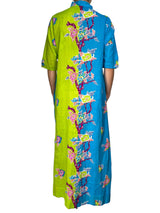 Vestido Kaftan Flores