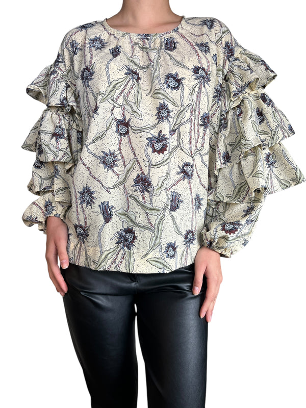 Blusa Manga Vuelo