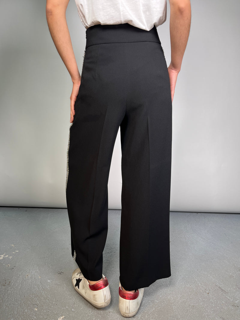 Pantalón Aplicaciones Lateral