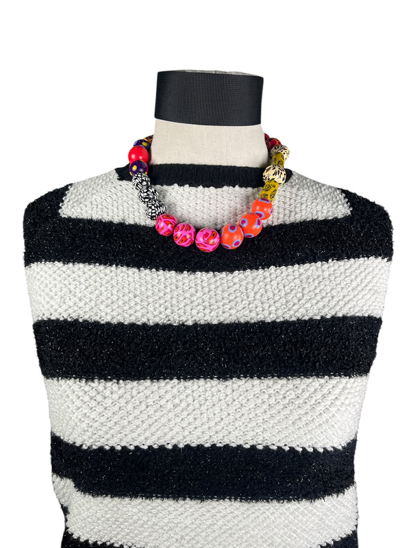 Collar Esferas Multicolor