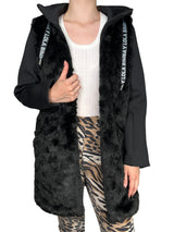 Abrigo Piel Sintética