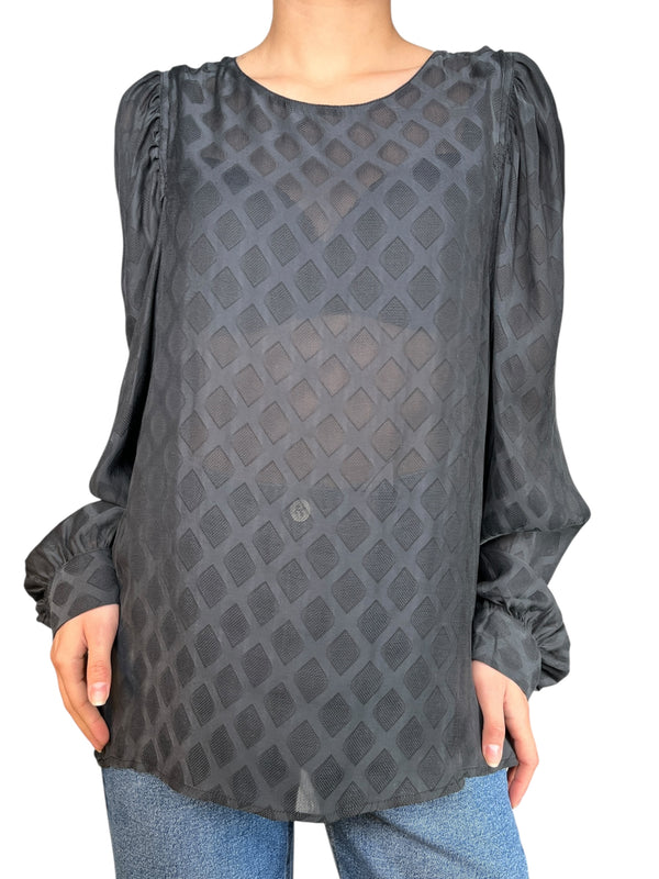 Blusa Mangas Globo