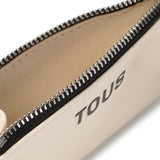 Monedero tarjetero beige New Dorp