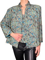 Chaqueta Jacquard Floral