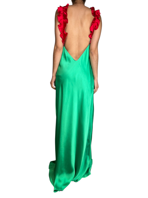 Vestido Verde Vuelos