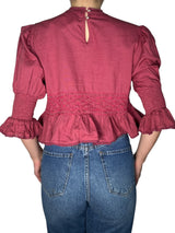 Blusa Volta Burgundy