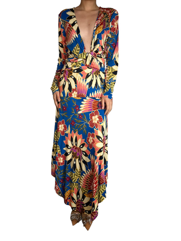 Vestido Viscosa Flores