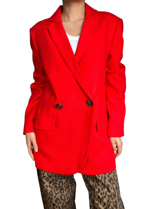 Blazer Viscosa Y Lino