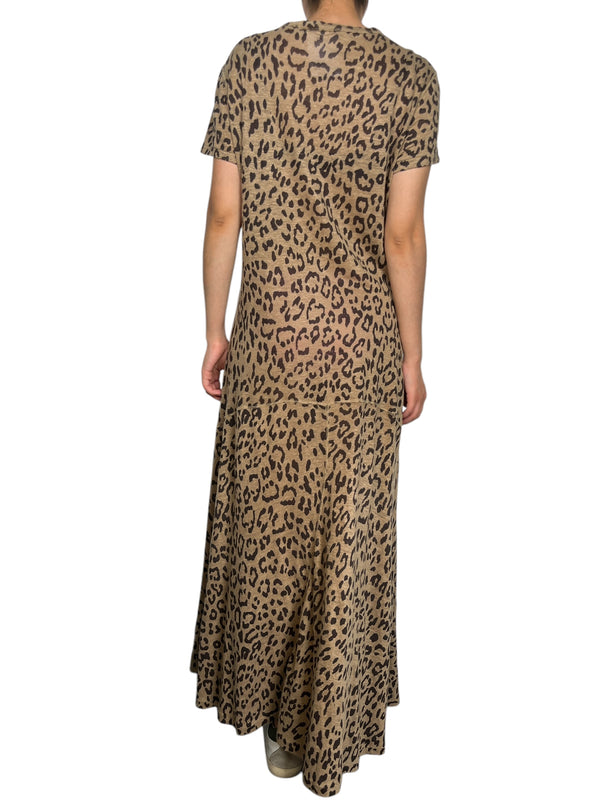 Vestido Lino Animal Print