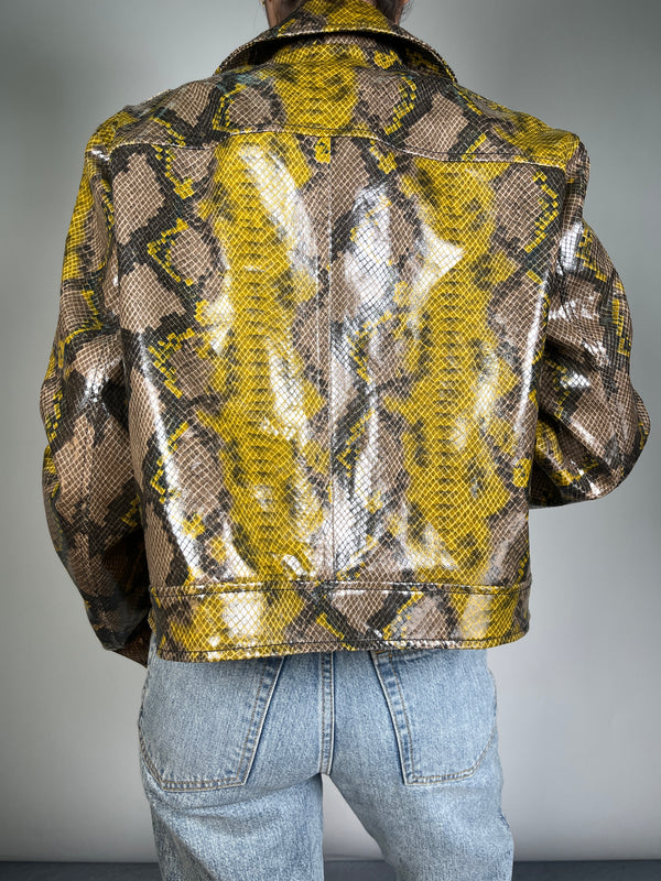 Chaqueta Snake Ecocuero