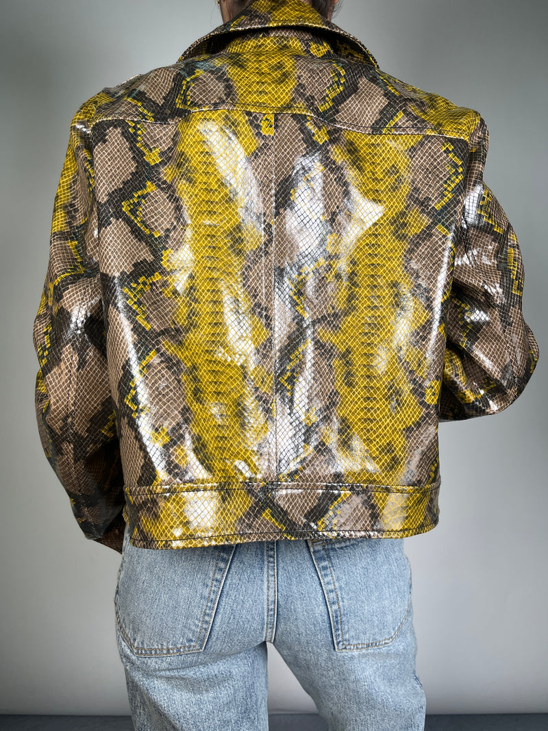 Chaqueta Snake Ecocuero