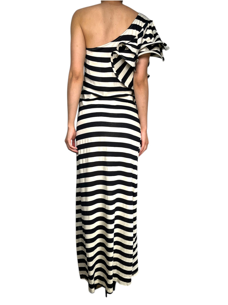 Vestido Rayas Asimétrico