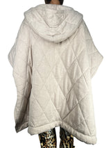 Poncho Acolchado Con Gorro