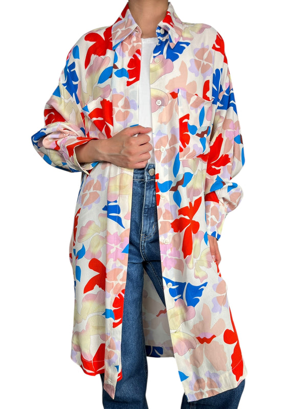 Blusa Flores Viscosa