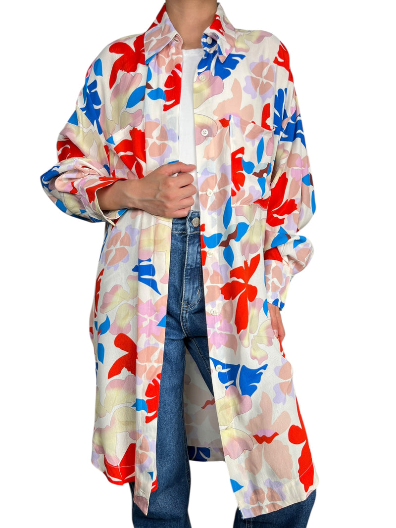 Blusa Flores Viscosa