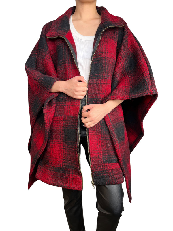 Poncho Rojo Oversize