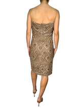 Vestido Strapless Lentejuelas