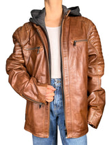 Chaqueta desmontable Cuero