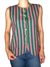 Gilet Green Stripes