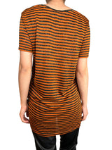 Polera Rayas Fibras Metalizadas