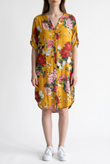 Vestido Camisero Flores