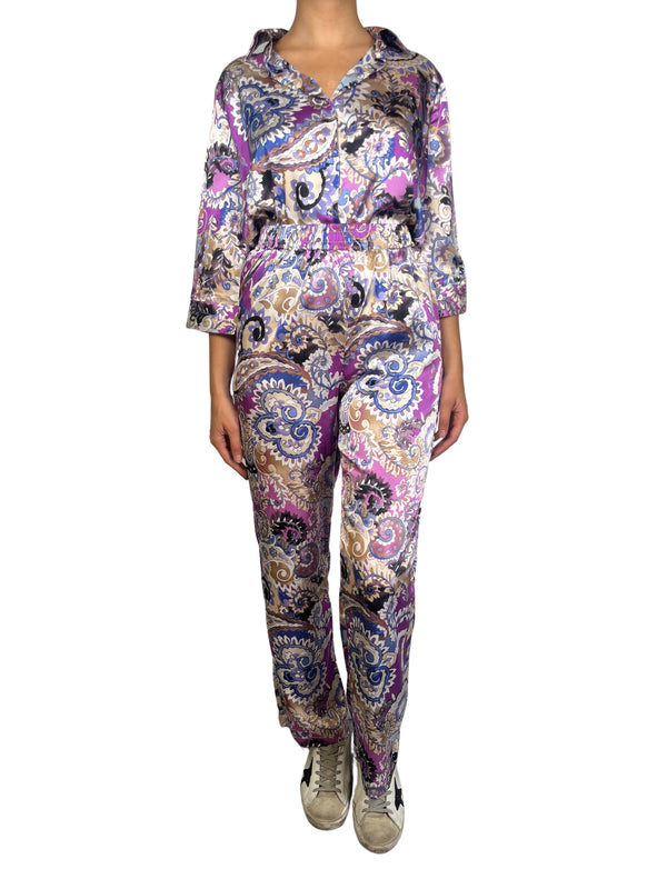 Set Morado Estampado