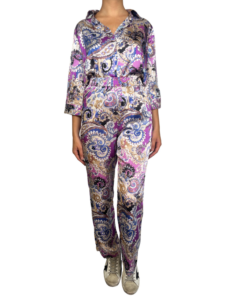Set Morado Estampado