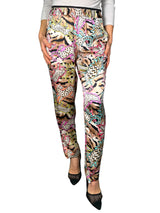 Pantalón Seda Animal Print