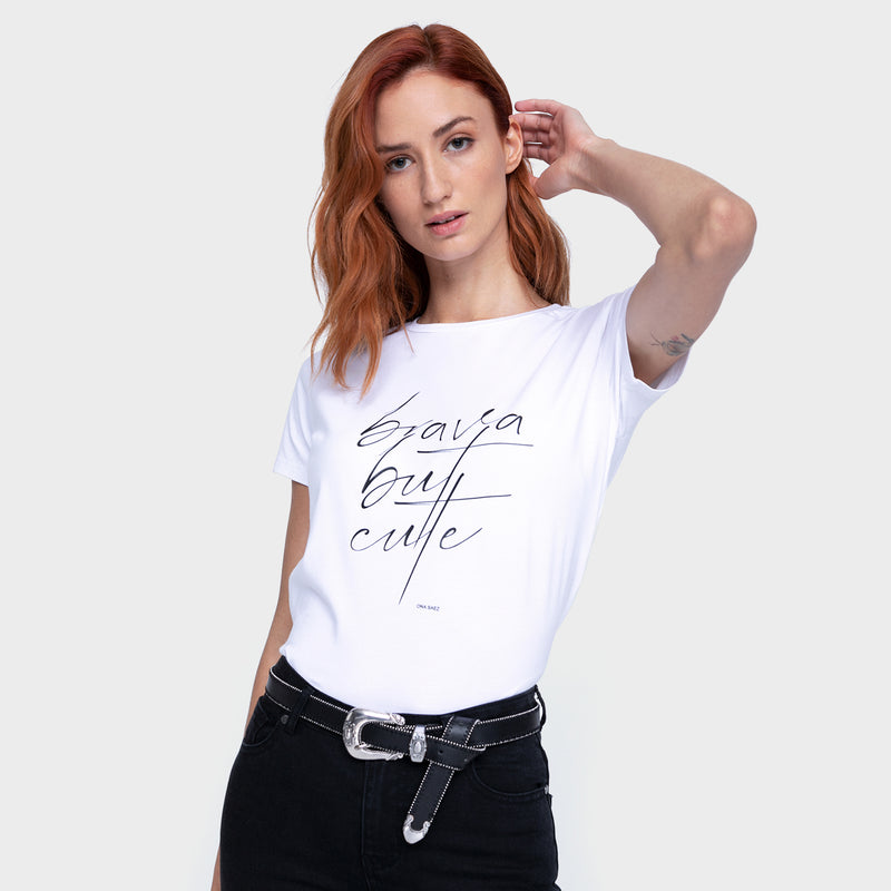 Polera Brava White