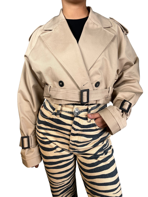 Chaqueta estilo Trench