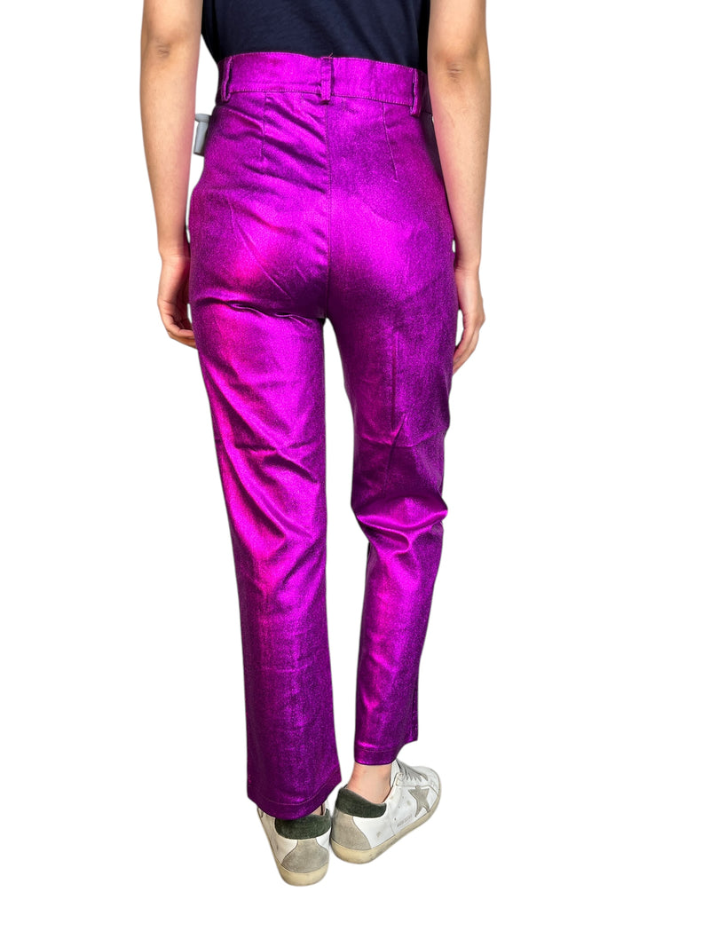Pantalón Fucsia Metalizado