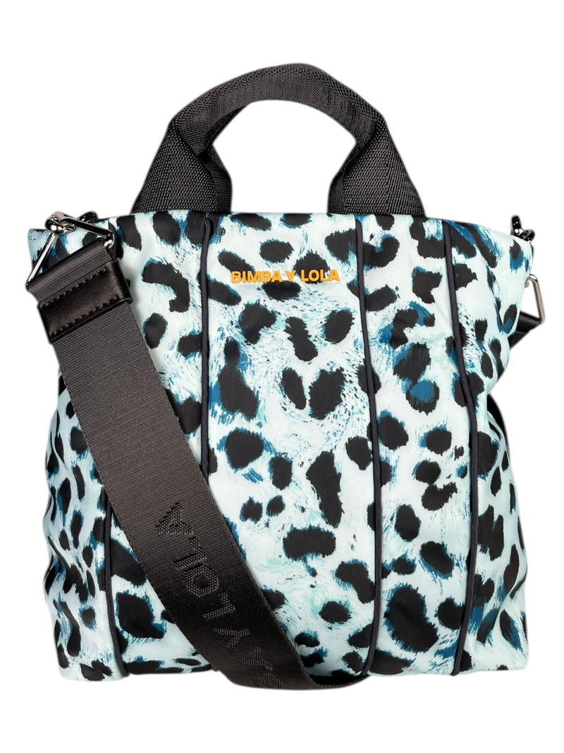 Cartera Animal Print Blue