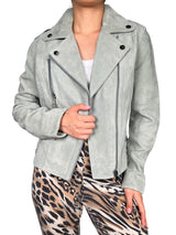 Chaqueta Biker Charret Gamuza