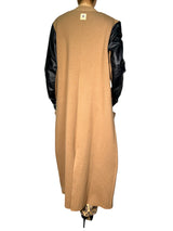 Cardigan Mangas Cuero