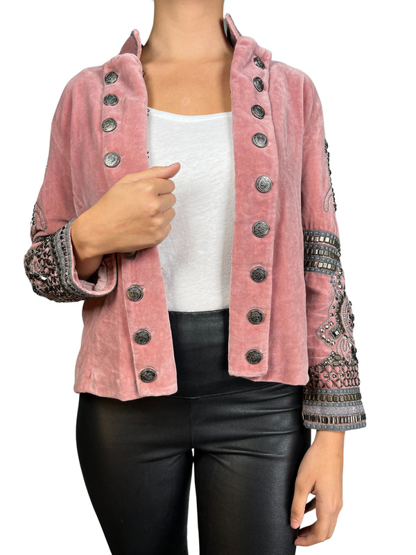 Chaqueta Velvet Aplicaciones